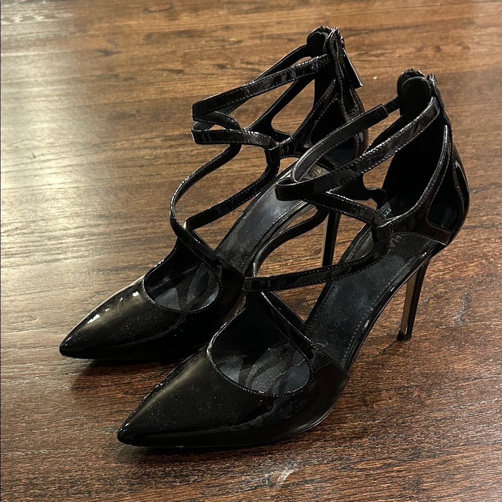 Michael Kors Women’s Elegant Black Strappy Heels Size 9
